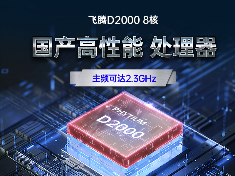 国产壁挂式工控机,飞腾D2000 8核主机电脑,DT-5206-QD2KMB